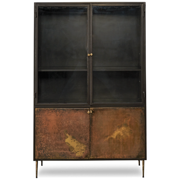 Modern Authentics 4 Door Metal Bar Cabinet
