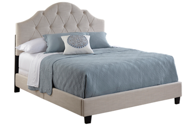 King Tufted Upholstered Bed
