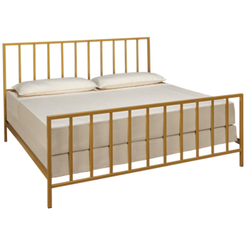 Tru Modern King Metallic Gold All In One Bed