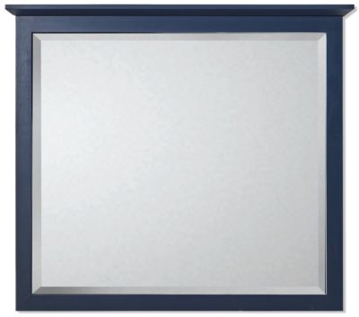 Grace Youth Mirror - Mahogany Frame - Molded Detailing - Transitional Style