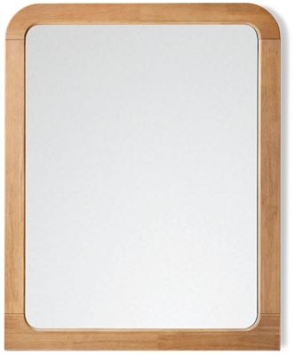 Modena Mirror - Minimalist Rectangular Frame - Rounded Top Corners - Modern Finish