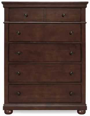 Canterbury 5 Drawer Chest - Transitional Style - Ample Storage - Smooth Gliding Drawers - Elegant Nickel Knobs