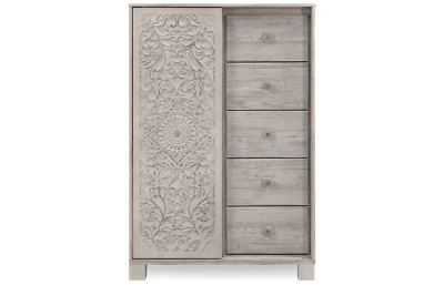 Paxberry 1 Door 5 Drawer Dressing Chest