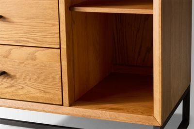 Newport 4 Drawer Chest with Open Shelves - Thumbnail 5