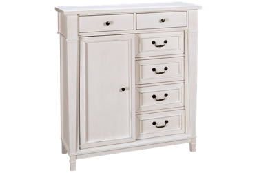 Stone 1 Door 6 Drawer Chest