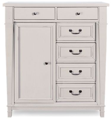 Stone 1 Door 6 Drawer Chest