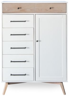 Rowan 6 Drawer 1 Door Chifferobe