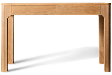 Modena Desk - Modern Style - Functional Design - Two Drawers - Built-In Pencil Tray - Power Outlets