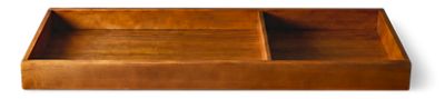 Malia Changing Tray - Spacious Compartments - Durable Walnut Veneers - Contemporary Design