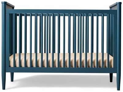 Modern Convertible Crib - Elegant Spindle Sides - Durable Solid Pine Construction - Timeless Design