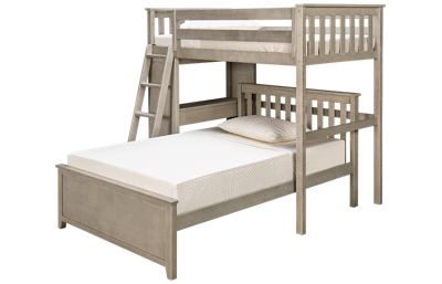 Canterbury Twin Over Full Bunk Bed with Desk