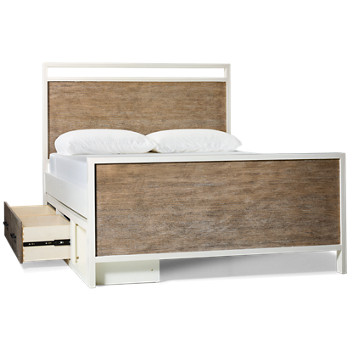 Studio Full Panel Bed with Storage