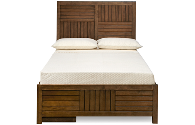 Summer Camp Full Panel Bed with Storage