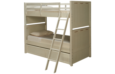 Lake House Twin Over Twin Bunk Bed with Trundle