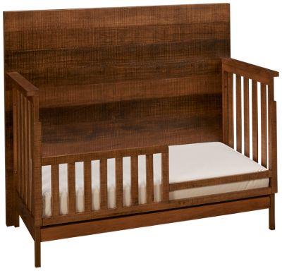 Urban Rustic Crib To Toddler Bed Jordan s Furniture