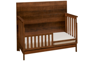 Urban Rustic Crib To Toddler Bed