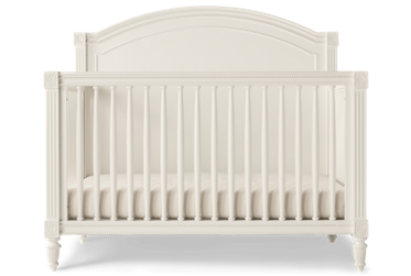 Elsa Crib to Toddler Bed - Arched Paneled Headboard - Turned Spindle Sides - Convertible Design