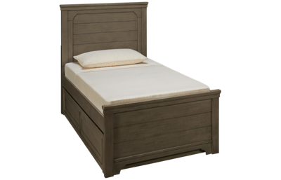 Legacy Classic Farm House Twin Mansion Bed with Underbed Trundle