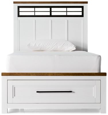 Dutton Twin Metalwork Storage Bed