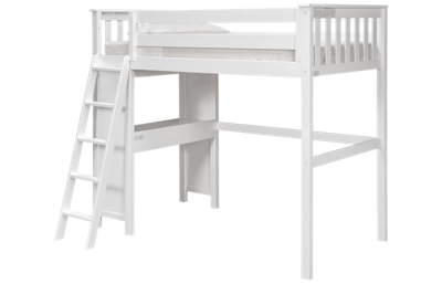 Canterbury Twin Loft Bed with Desk