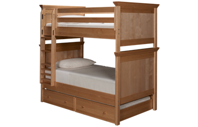 Boston Twin Over Twin Bunk Bed with Trundle