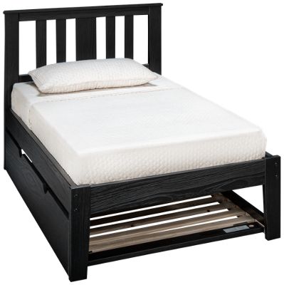 Ebony Twin Bed with Trundle - Thumbnail 3