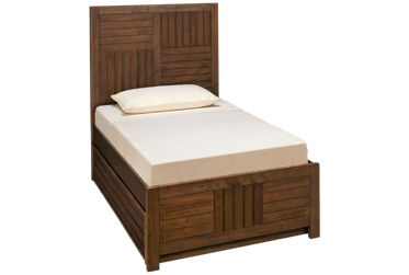 Summer Camp Twin Panel Bed with Trundle