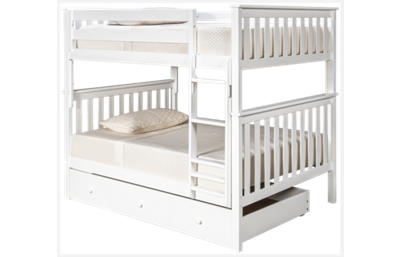 Cambridge Full Over Full Bunk Bed with Trundle