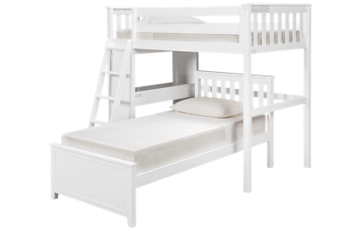 Canterbury Twin Over Twin Bunk Bed with Desk
