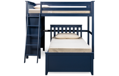 Canterbury Twin Over Twin Bunk Bed with Desk
