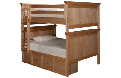 Boston Full Over Full Bunk Bed with Storage