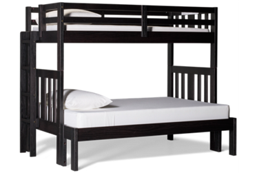 Ebony Twin Over Full Bunk Bed