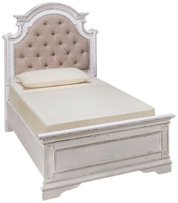liberty upholstered furniture manor magnolia bed