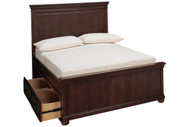 Canterbury Full Panel Bed with Underbed Storage