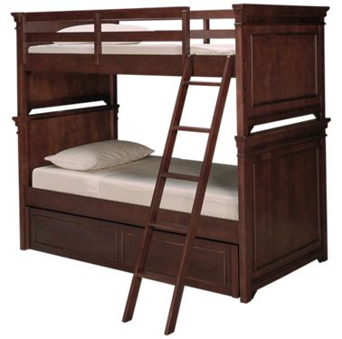 Twin Bunk Bed With Trundle, Jordan Twin Over Bunk Bed With Trundle