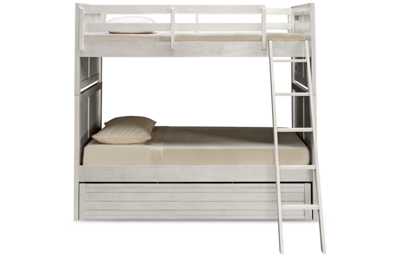 Summer Camp Twin Over Twin Bunk Bed with Trundle