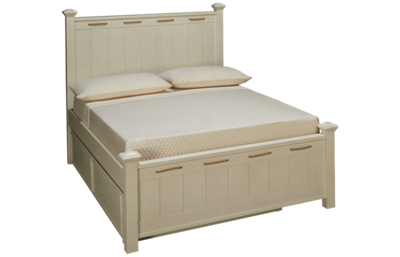 Lake House Full Low Post Bed with Trundle