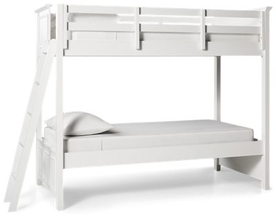 Hanover Twin Over Twin Bunk Bed - Side Ladder - Space-Saving - Classic Mission Style