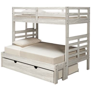 Innovations Nate Twin, Wood Bunk Beds Twin Over Full With Trundle