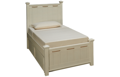 Legacy Classic Lake House Twin Low Post Bed with Trundle