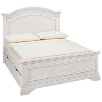 Olivia Full Panel Bed with Underbed Storage