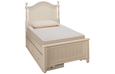 Legacy Classic Summerset Twin Low Poster Storage Bed