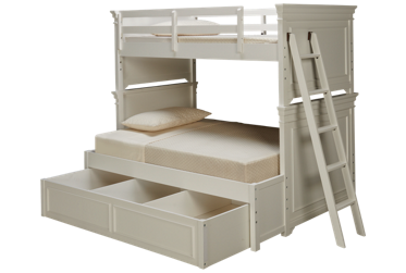 Canterbury Twin Over Full Bunk Bed with Trundle 