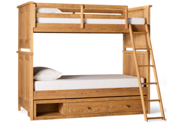 Trisha Yearwood Today's Traditions Twin Over Twin Bunk Bed with Storage