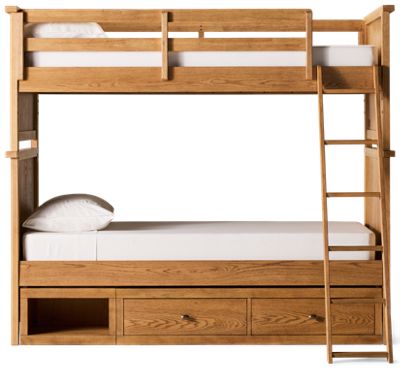 Trisha Yearwood Today's Traditions Twin Over Twin Bunk Bed with Storage