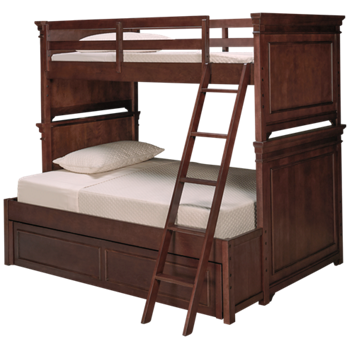 Canterbury Twin Over Full Bunk Bed with Trundle