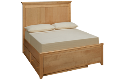 Boston Full Plank Bed with Trundle