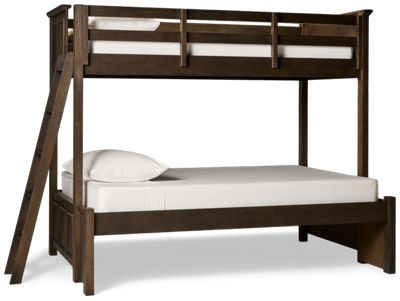Hanover Twin Over Full Bunk Bed - Space-Saving Design - Classic Paneled Details - Convenient Side Ladder