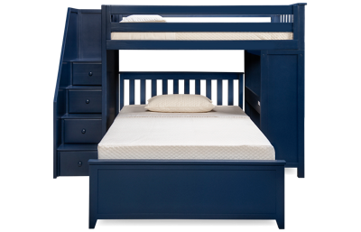 Chester Twin Over Full Bunk Bed with Desk