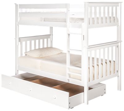 Maxwood Furniture Kent Twin Over Twin Bunk Bed - Thumbnail 2